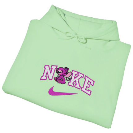 NIKE ANGEL - Dukserica s kapuljačom - PASTEL ZELENA