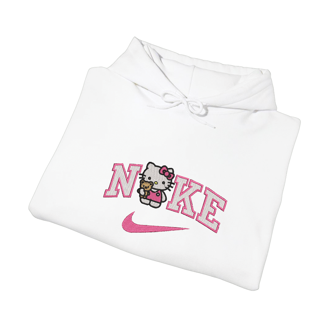 NIKE HELLO KITTY - Dukserica s kapuljačom - BIJELA