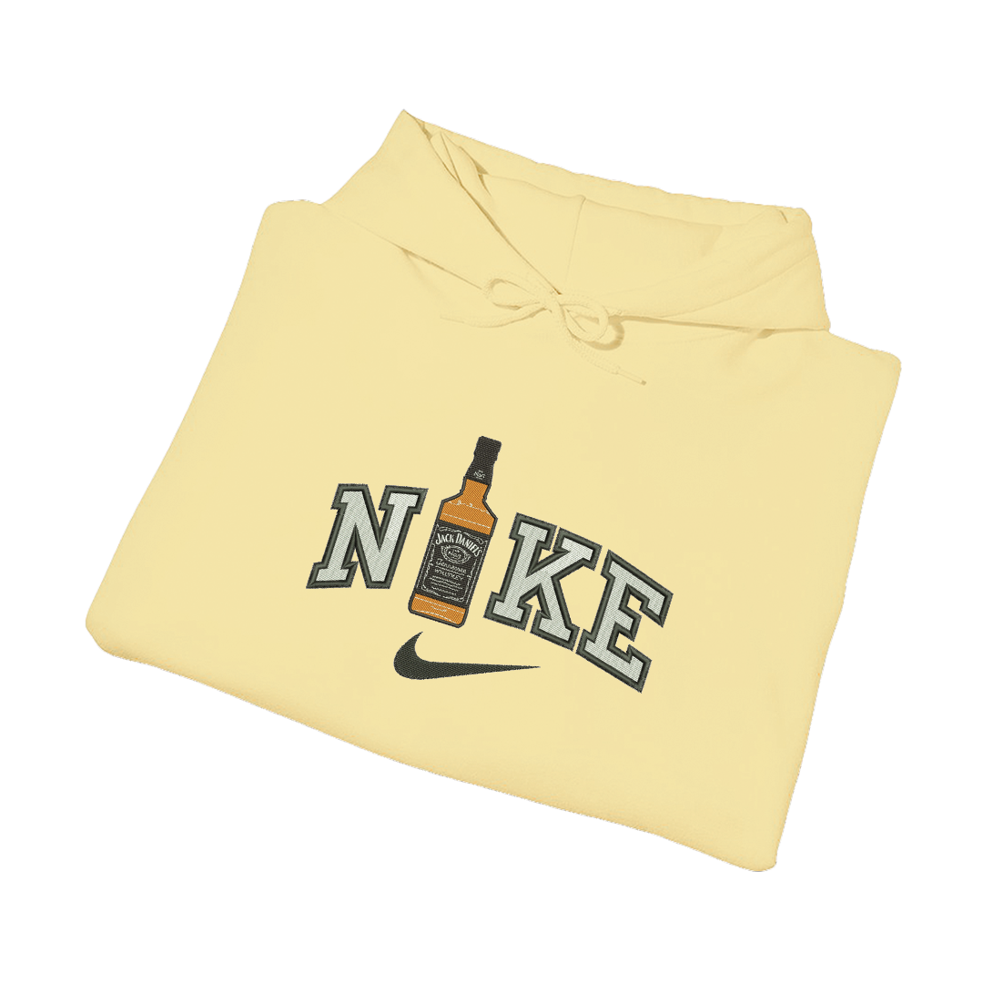 NIKE JACK DANIELS -Dukserica s kapuljačom -PASTEL ŽUTA