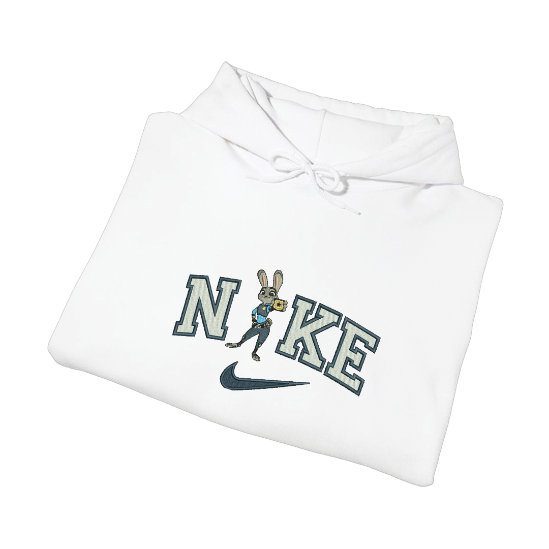 NIKE JUDE HOPS - Dukserica s kapuljačom - BIJELA