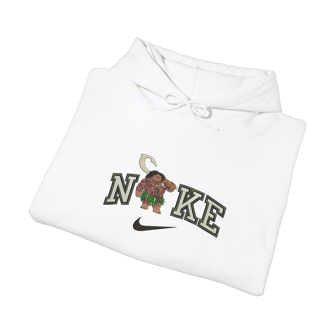 NIKE MAUI- Dukserica s kapuljačom - BIJELA