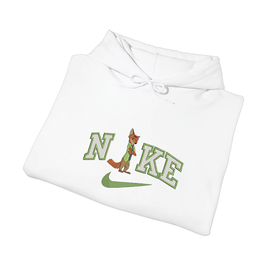 NIKE NICK WILDE - Dukserica s kapuljačom - BIJELA