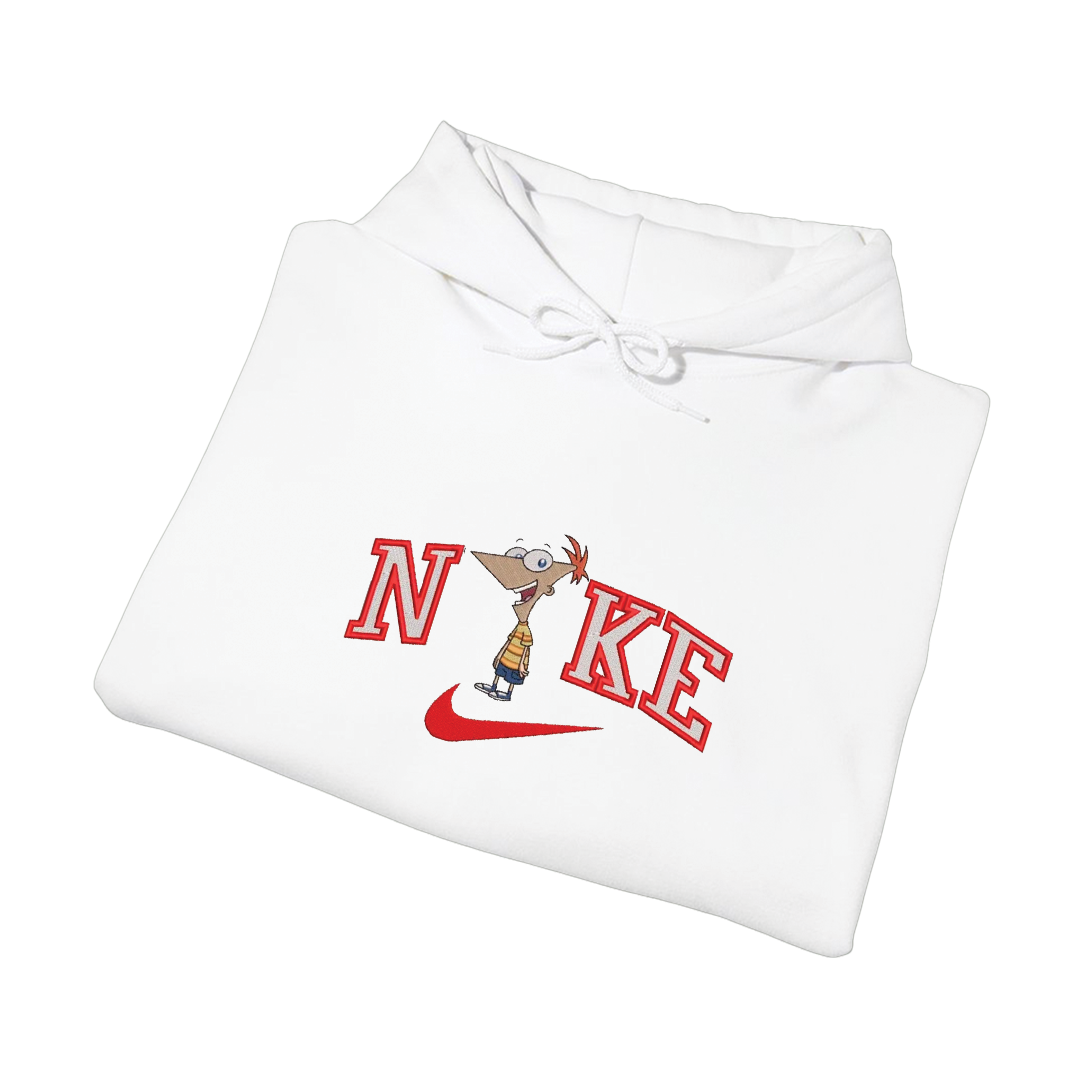 NIKE PHINEAS FLYNN -Dukserica s kapuljačom - BIJELA