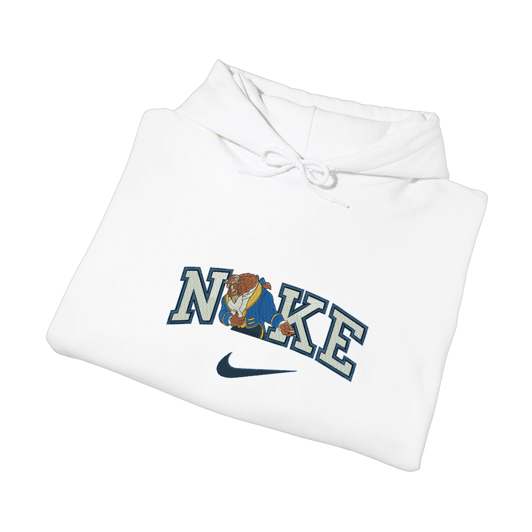 NIKE ZVIJER - Dukserica s kapuljačom - BIJELA